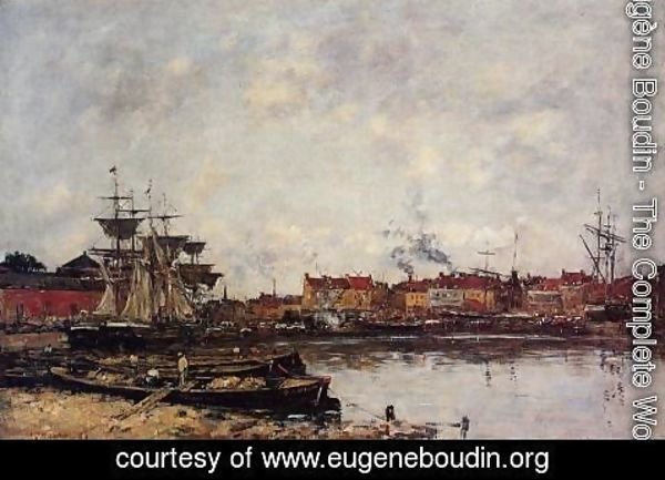 Eugène Boudin - Dunkirk, the Inner Port
