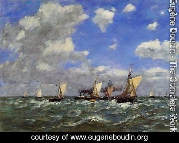 Eugène Boudin - Open Sea