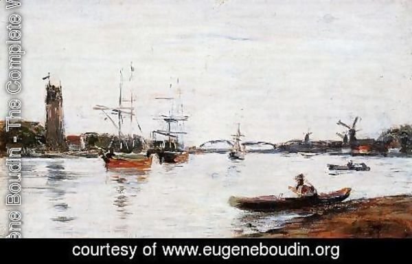 Eugène Boudin - La Meuse at Dordrecht