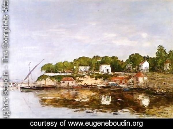 Eugène Boudin - Petit Port de Saint-Jean near Villefranche
