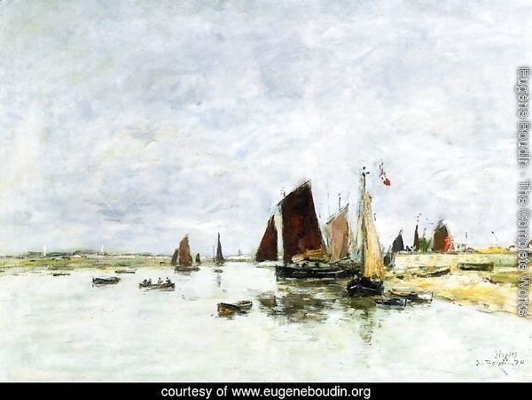 Etaples, Boats in Port