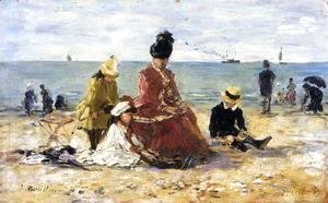 Eugène Boudin - On the Beach V