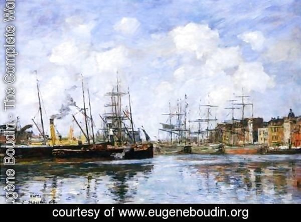 Eugène Boudin - Le Havre, Le Bassin de la Barre I
