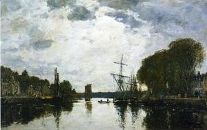 Eugène Boudin - The Port of Landerneau - Finistere