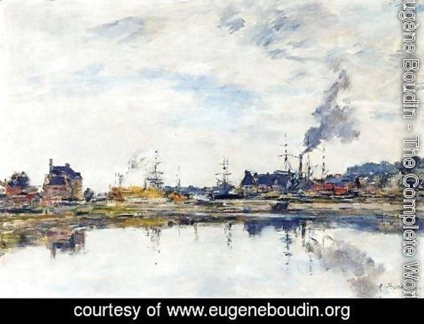 Eugène Boudin - La retenue a Trouville I