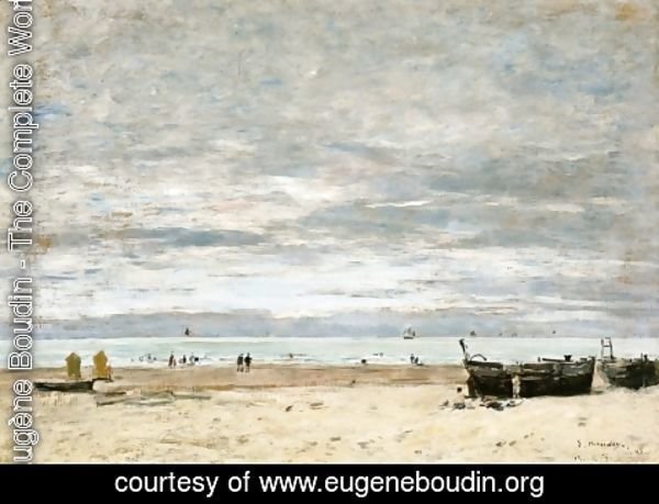 Eugène Boudin - Berck, The Beach at Low Tide I