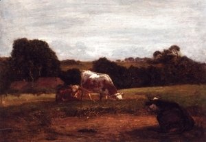 Eugène Boudin - Norman Landscape I