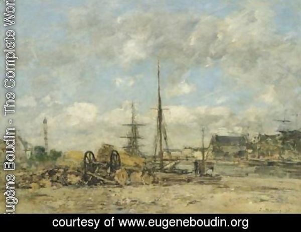 Eugène Boudin - Trouville, le port