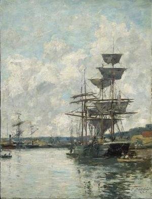 Eugène Boudin - Ships at Le Havre