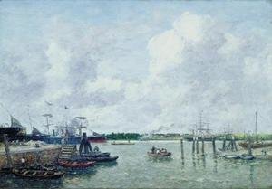 Eugène Boudin - Port of Rotterdam
