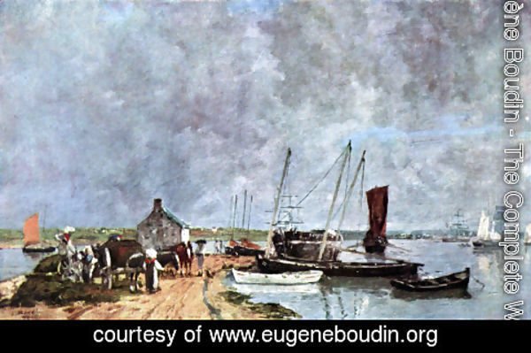 Eugène Boudin - Seaport