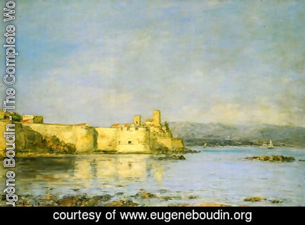 Eugène Boudin - The Port of Antibes