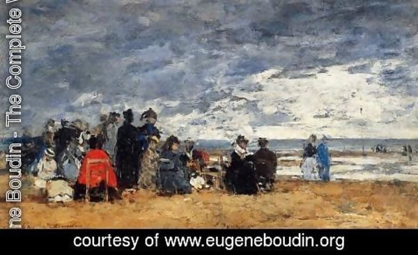 Eugène Boudin - Beach Scene1 1869