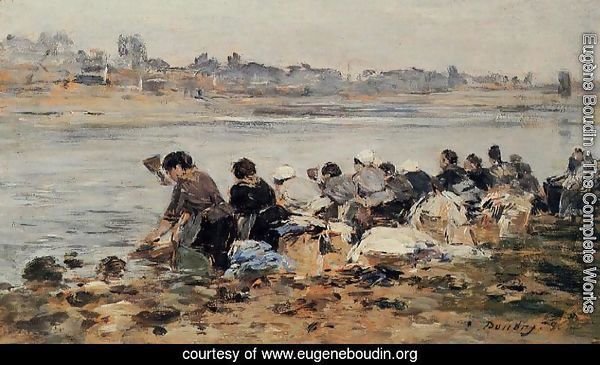 Laundresses on the Banks of the Touques 1886
