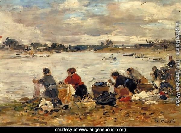Laundresses on the Banks of the Touques2 1894-1897