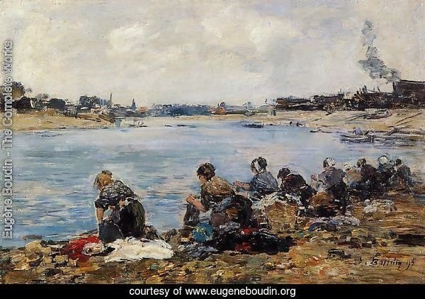 Laundresses on the Banks of the Touques2 1895