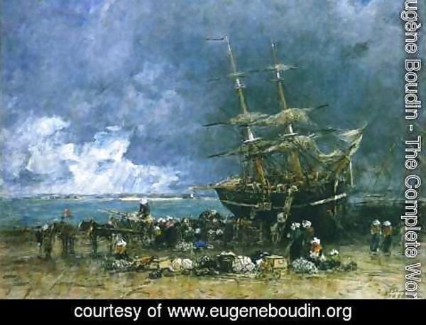 Eugène Boudin - Return Of The Terre Neuvier 1875