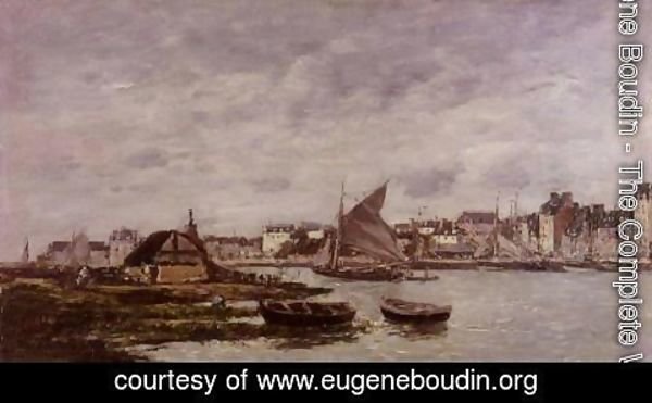 Eugène Boudin - Trouville the Port 1869