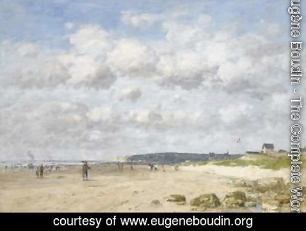 Eugène Boudin - Benerville La plage