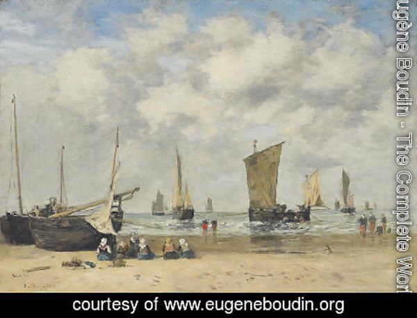 Eugène Boudin - Berck La plage