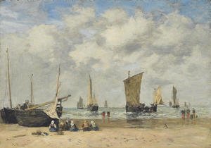 Eugène Boudin - Berck La plage