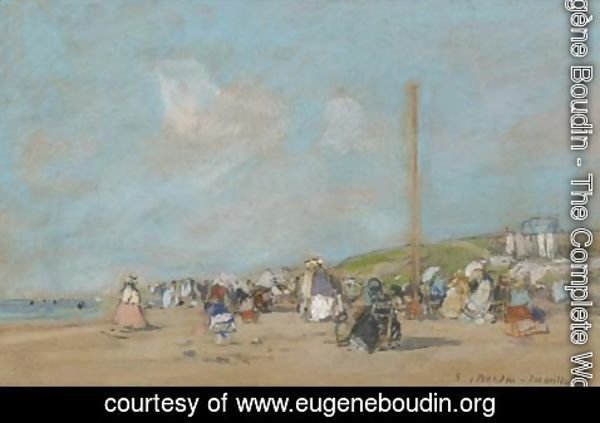 Eugène Boudin - La plage de Trouville