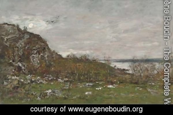 Eugène Boudin - Embouchure de l'Elorn aux environs de Brest