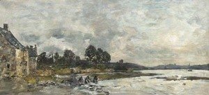 Eugène Boudin - Hopital-Camfrout Le rivage