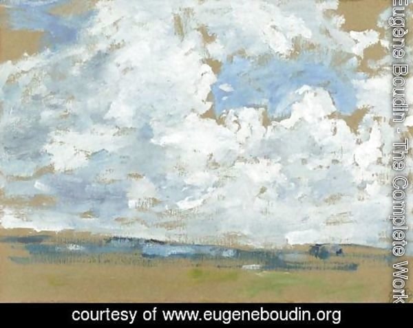 Eugène Boudin - Etude De Ciel 2