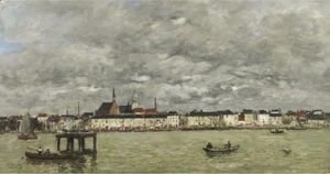 Eugène Boudin - Anvers, L'Escaut Et Le Quais