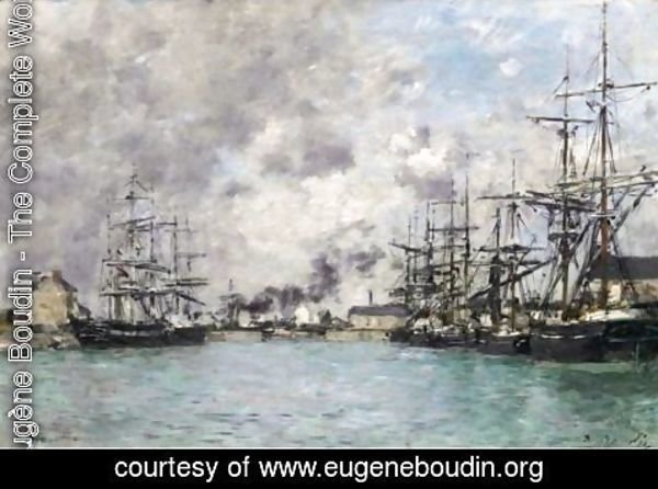 Eugène Boudin - Deauville-Le Bassin 3