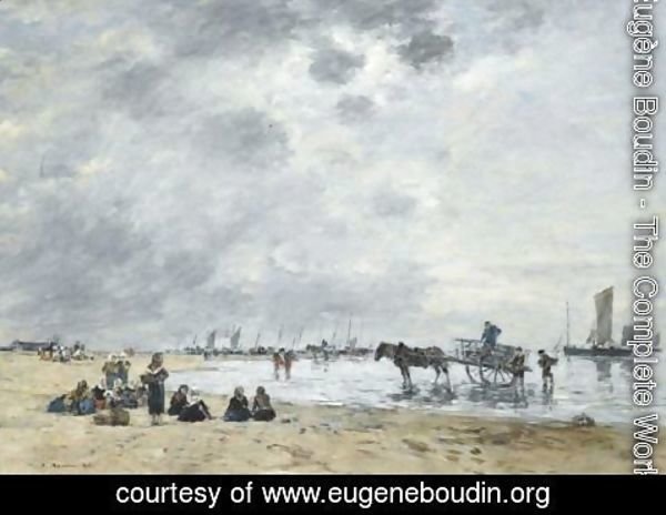 Eugène Boudin - Berck, L'Arrivee Des Barques De Peche
