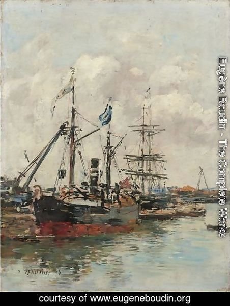 Eugène Boudin - Trouville, Le Port 6