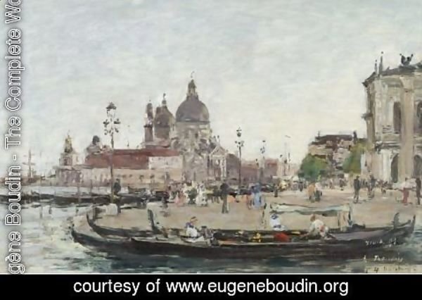 Eugène Boudin - Venise, La Salute