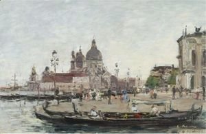 Eugène Boudin - Venise, La Salute