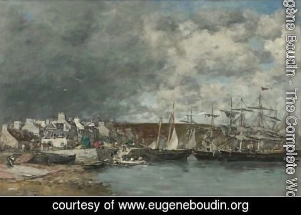 Eugène Boudin - Le Port De Camaret