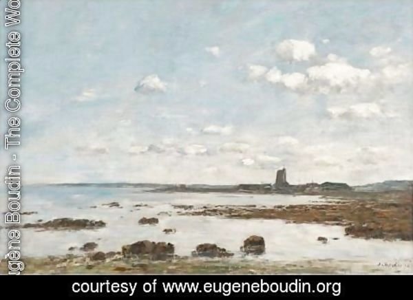 Eugène Boudin - Saint-Vaast-La-Hougue. Les Rochers Et Le Fort