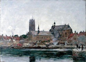 Eugène Boudin - A View of Dunkirk