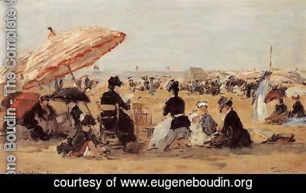Eugène Boudin - The Beach 4