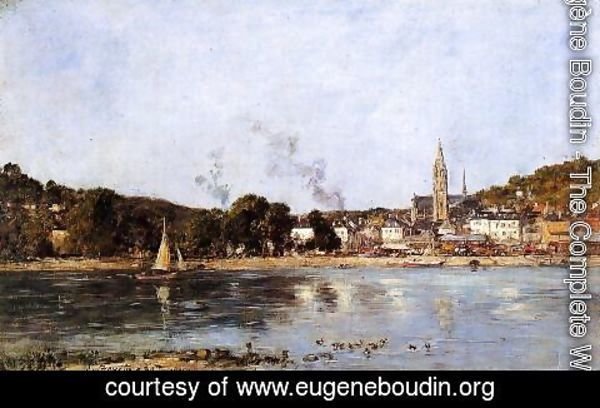 Eugène Boudin - The Rocks of l'Ilette and the Fortifications 2