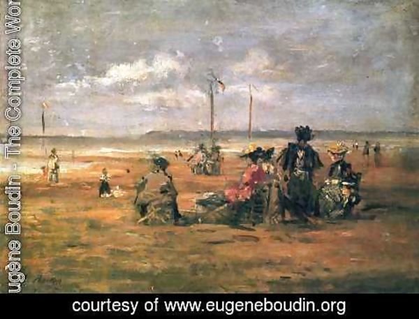 Eugène Boudin - Beach Scene 2