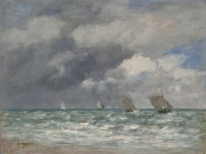 Sailboats at Trouville