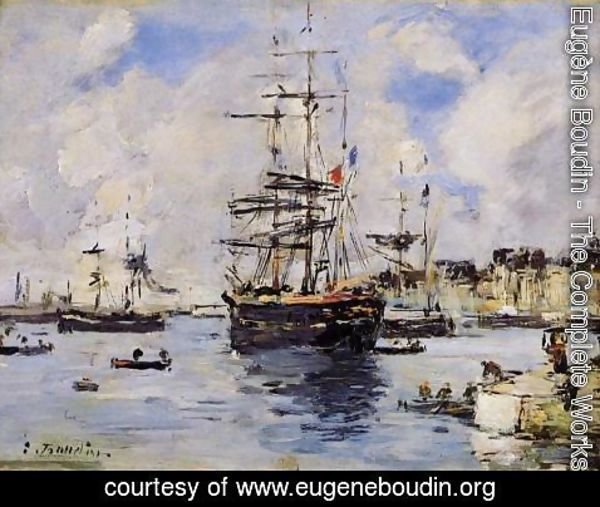 Eugène Boudin - Le Havre. Avent Port. 2