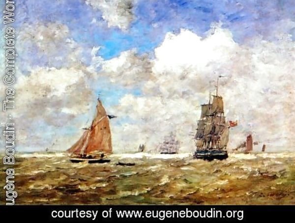 Eugène Boudin - High seas